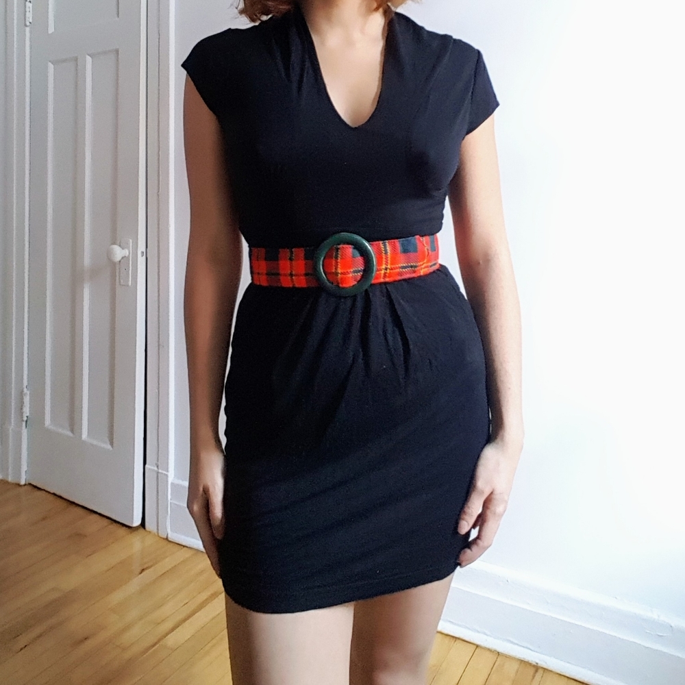Costa Blanca black mini dress
